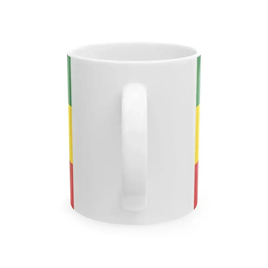 Flag of Ethiopia 1897-1974 (Ethiopia) White Coffee Mug - Go Mug Yourself
