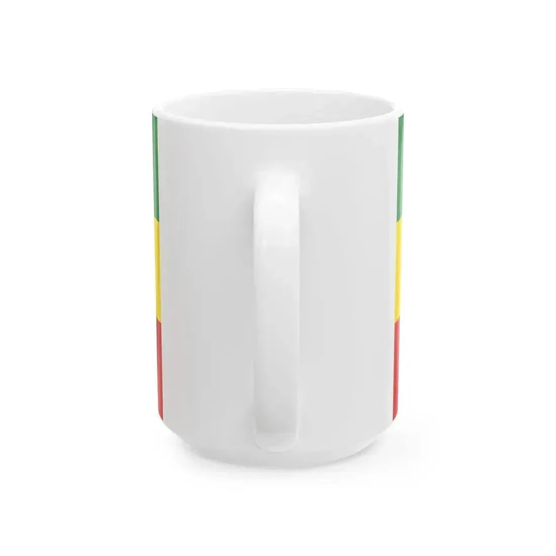 Flag of Ethiopia 1897-1974 (Ethiopia) White Coffee Mug - Go Mug Yourself