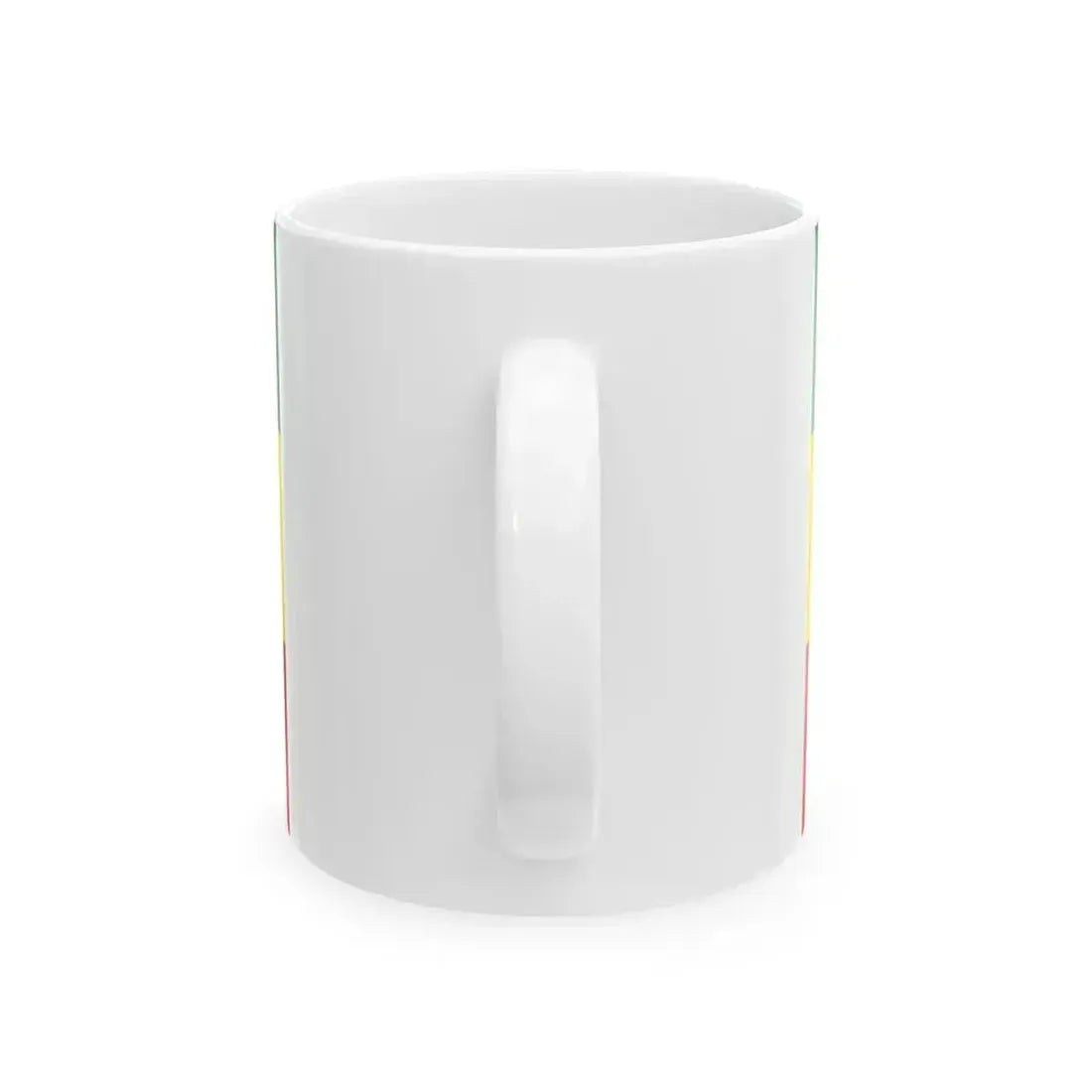 Flag of Ethiopia 1991-1996 2-3 (Ethiopia) White Coffee Mug - Go Mug Yourself