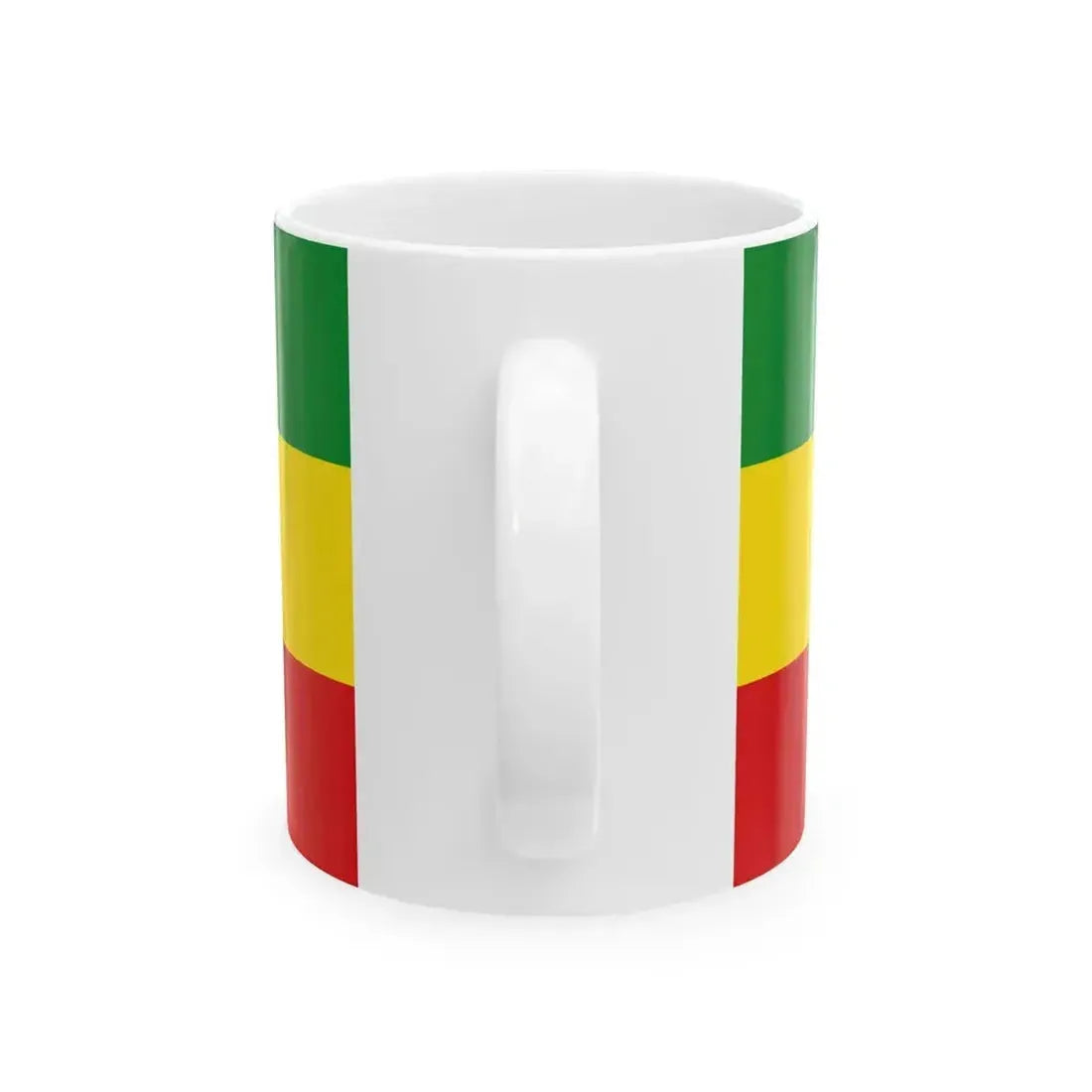 Flag of Ethiopia (Ethiopia) White Coffee Mug - Go Mug Yourself