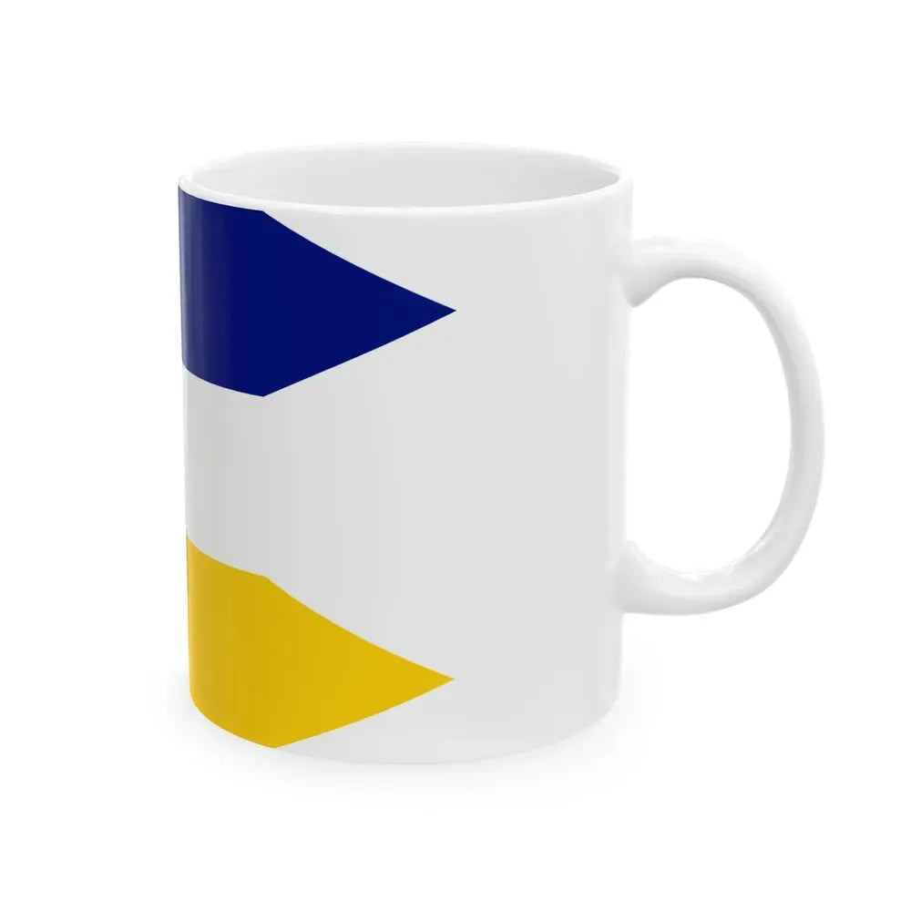 Flag of Euclid Ohio (United States) White Coffee Mug - Go Mug Yourself