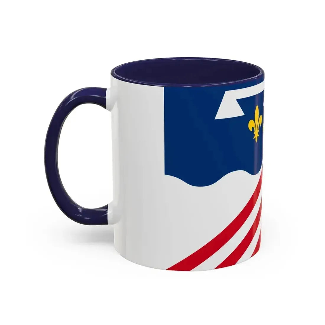Flag of Eure et Loir France 2 - Accent Coffee Mug - Go Mug Yourself