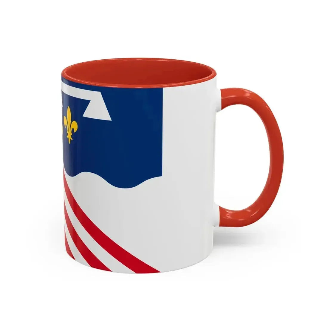 Flag of Eure et Loir France 2 - Accent Coffee Mug - Go Mug Yourself