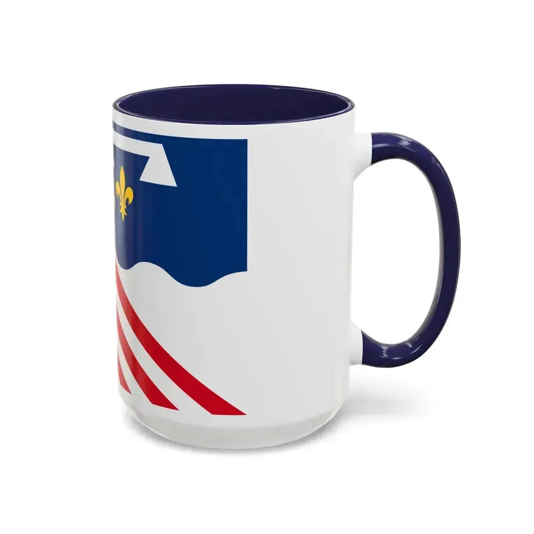 Flag of Eure et Loir France 2 - Accent Coffee Mug - Go Mug Yourself