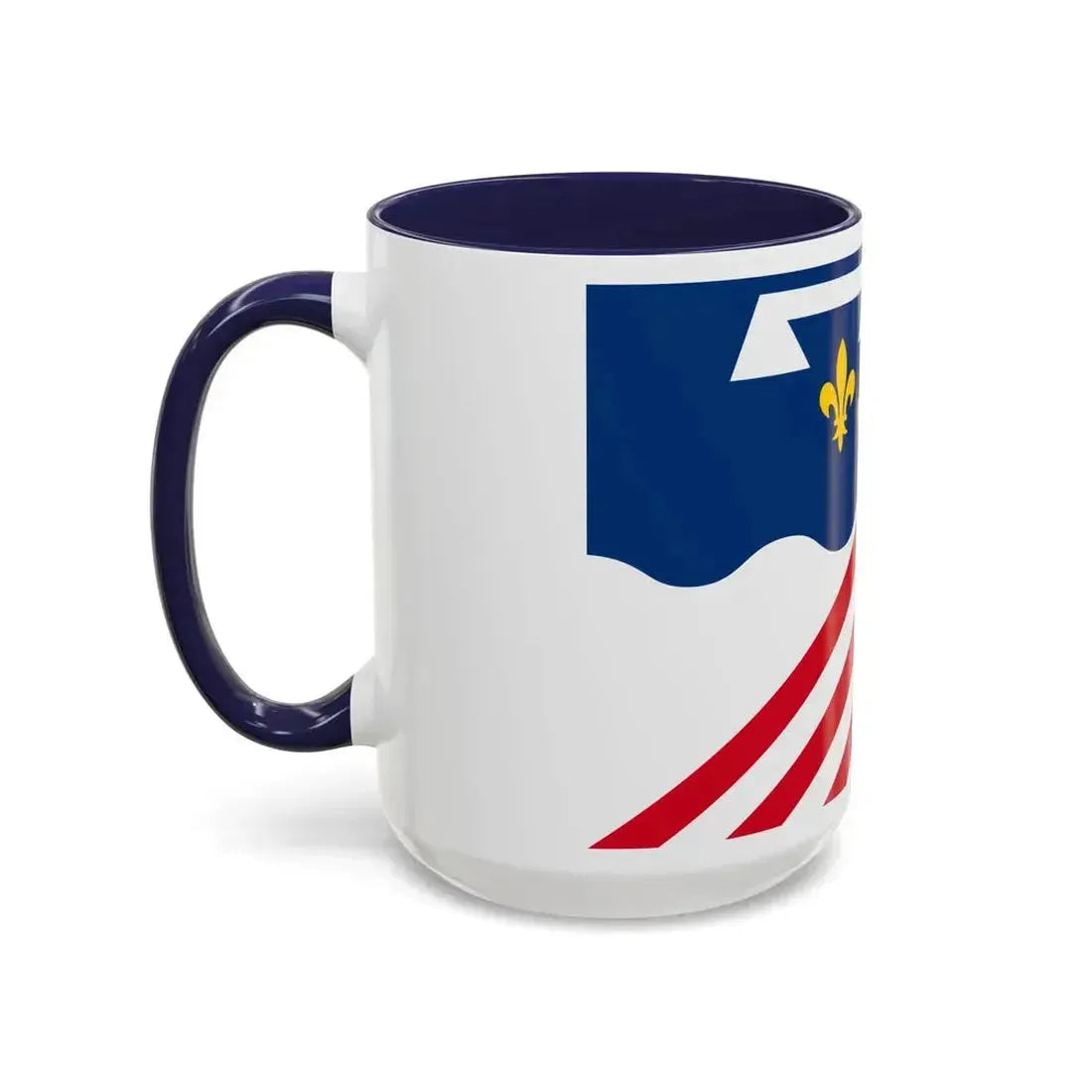 Flag of Eure et Loir France 2 - Accent Coffee Mug - Go Mug Yourself