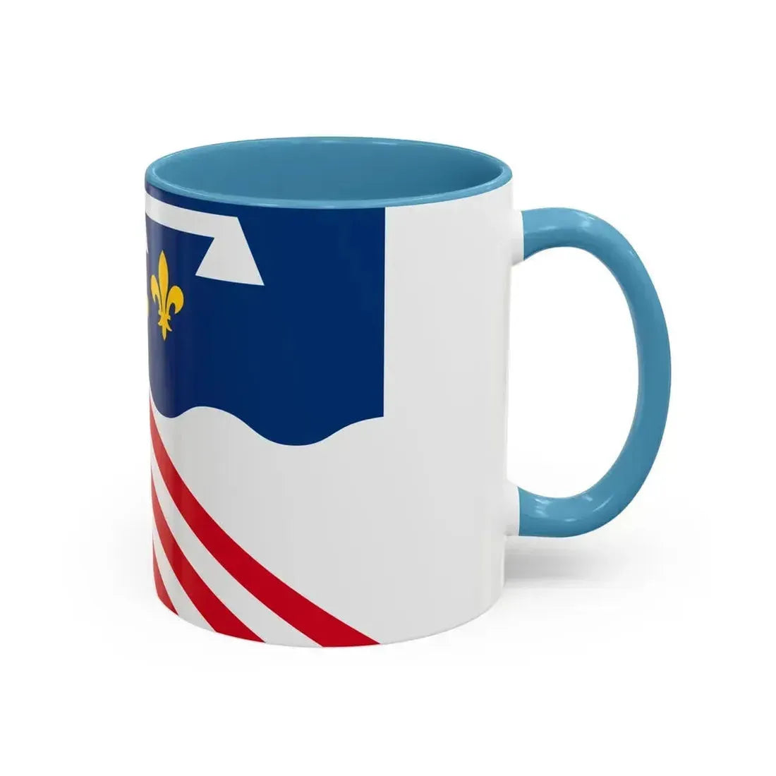 Flag of Eure et Loir France 2 - Accent Coffee Mug - Go Mug Yourself