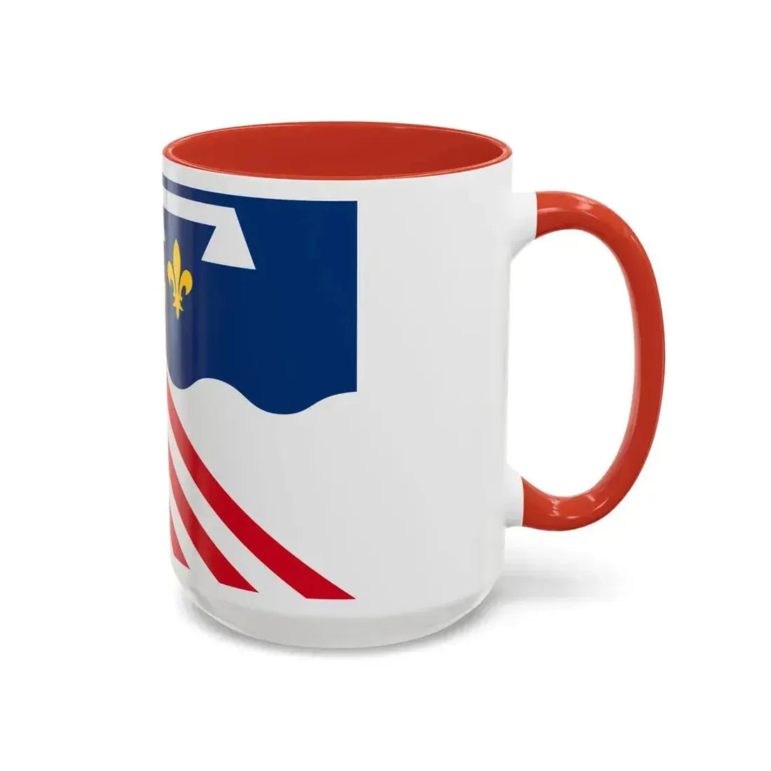 Flag of Eure et Loir France 2 - Accent Coffee Mug - Go Mug Yourself