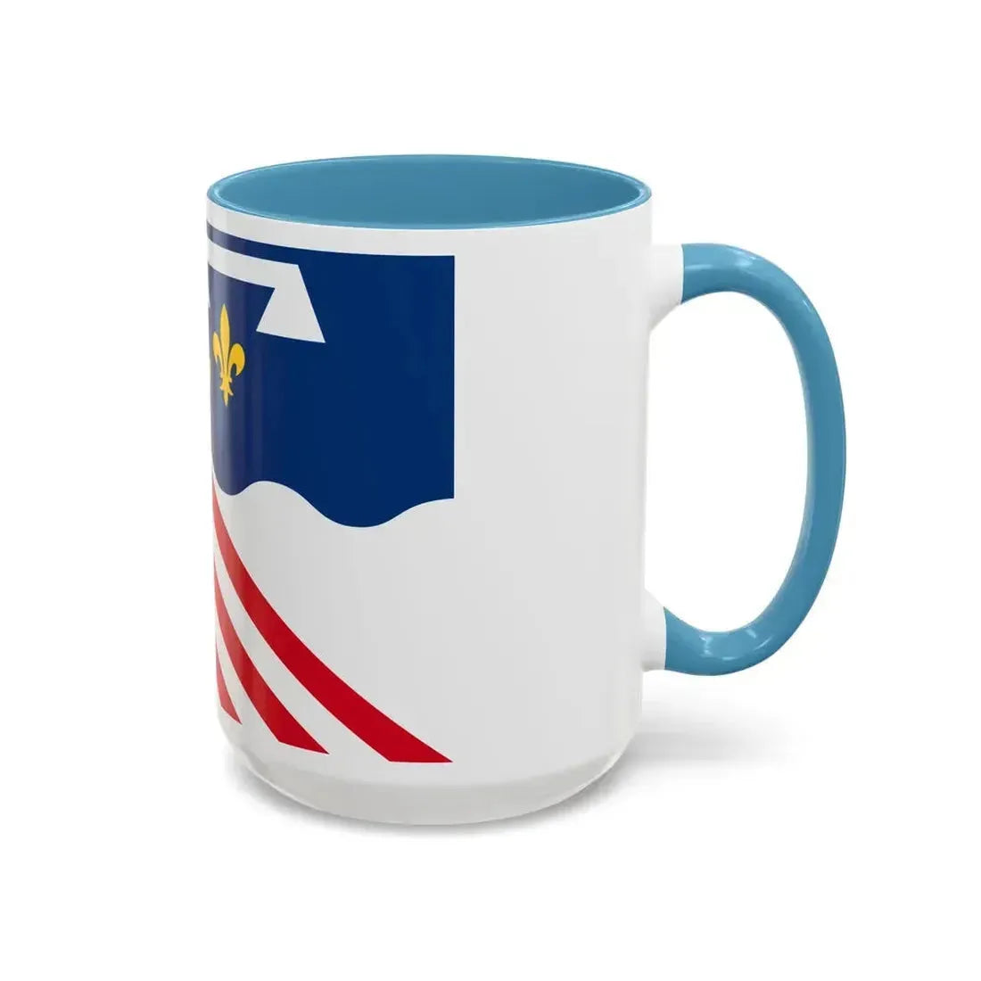 Flag of Eure et Loir France 2 - Accent Coffee Mug - Go Mug Yourself