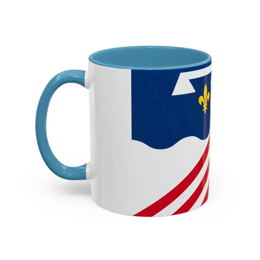 Flag of Eure et Loir France 2 - Accent Coffee Mug - Go Mug Yourself
