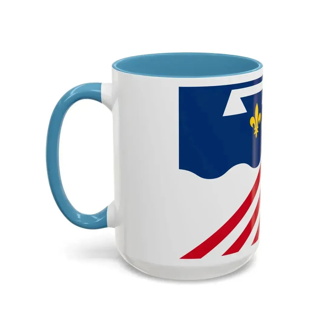Flag of Eure et Loir France 2 - Accent Coffee Mug - Go Mug Yourself