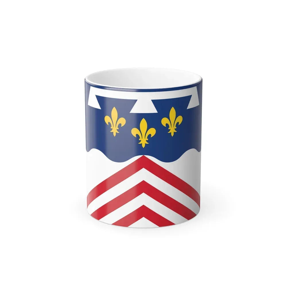 Flag of Eure et Loir France 2 - Color Changing Coffee Mug 11oz - Go Mug Yourself