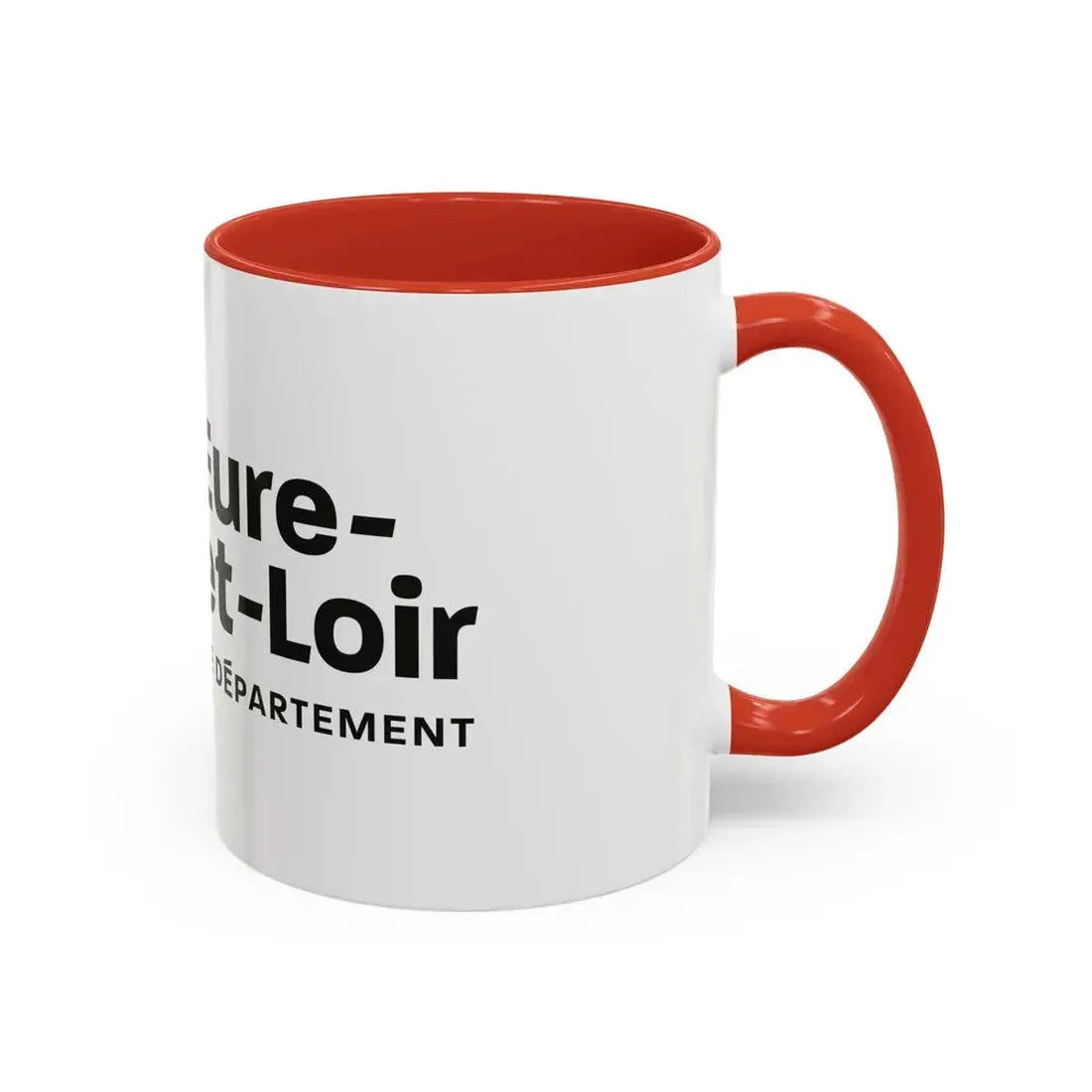 Flag of Eure et Loir France - Accent Coffee Mug - Go Mug Yourself