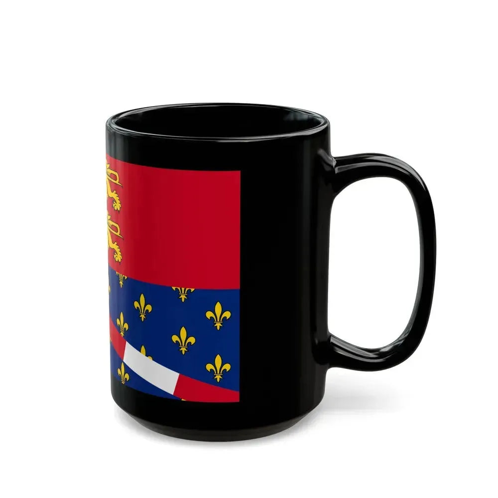 Flag of Eure France 2 - Black Coffee Mug - Go Mug Yourself