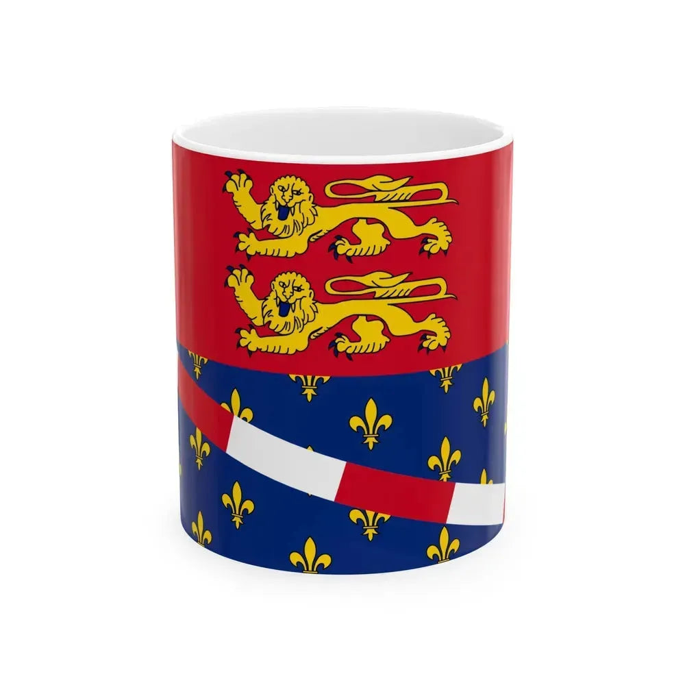 Flag of Eure France 2 - White Coffee Mug 11oz - Go Mug Yourself