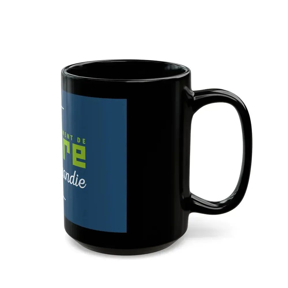 Flag of Eure France - Black Coffee Mug - Go Mug Yourself