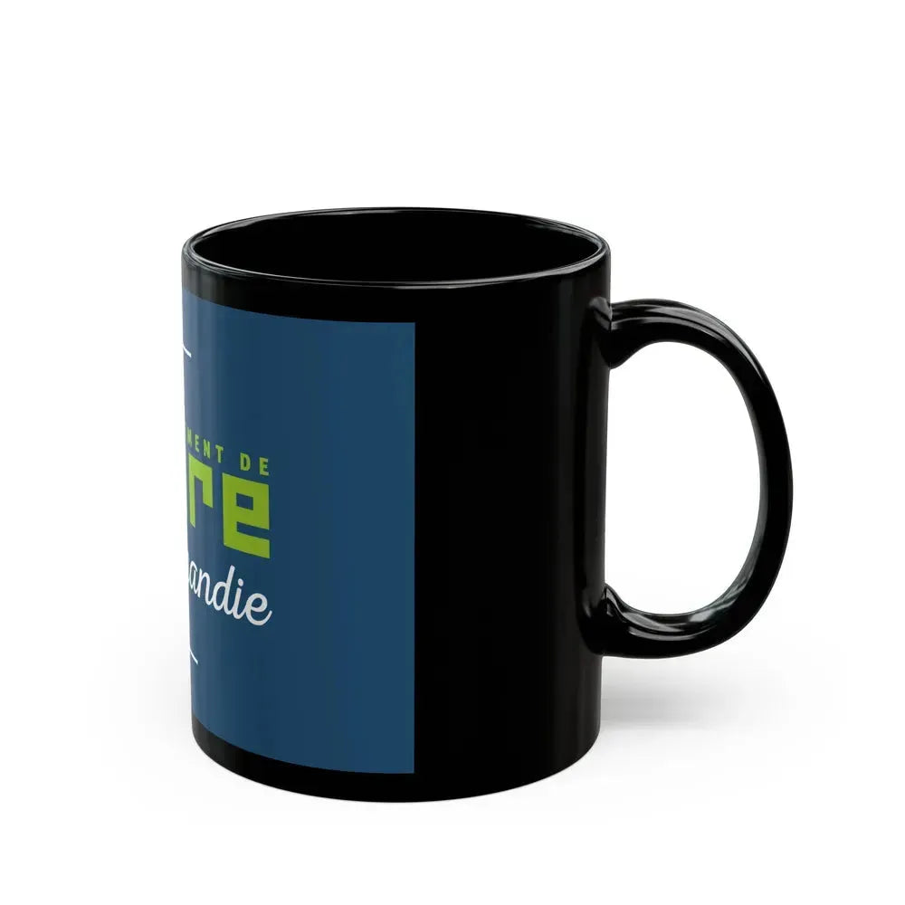 Flag of Eure France - Black Coffee Mug - Go Mug Yourself