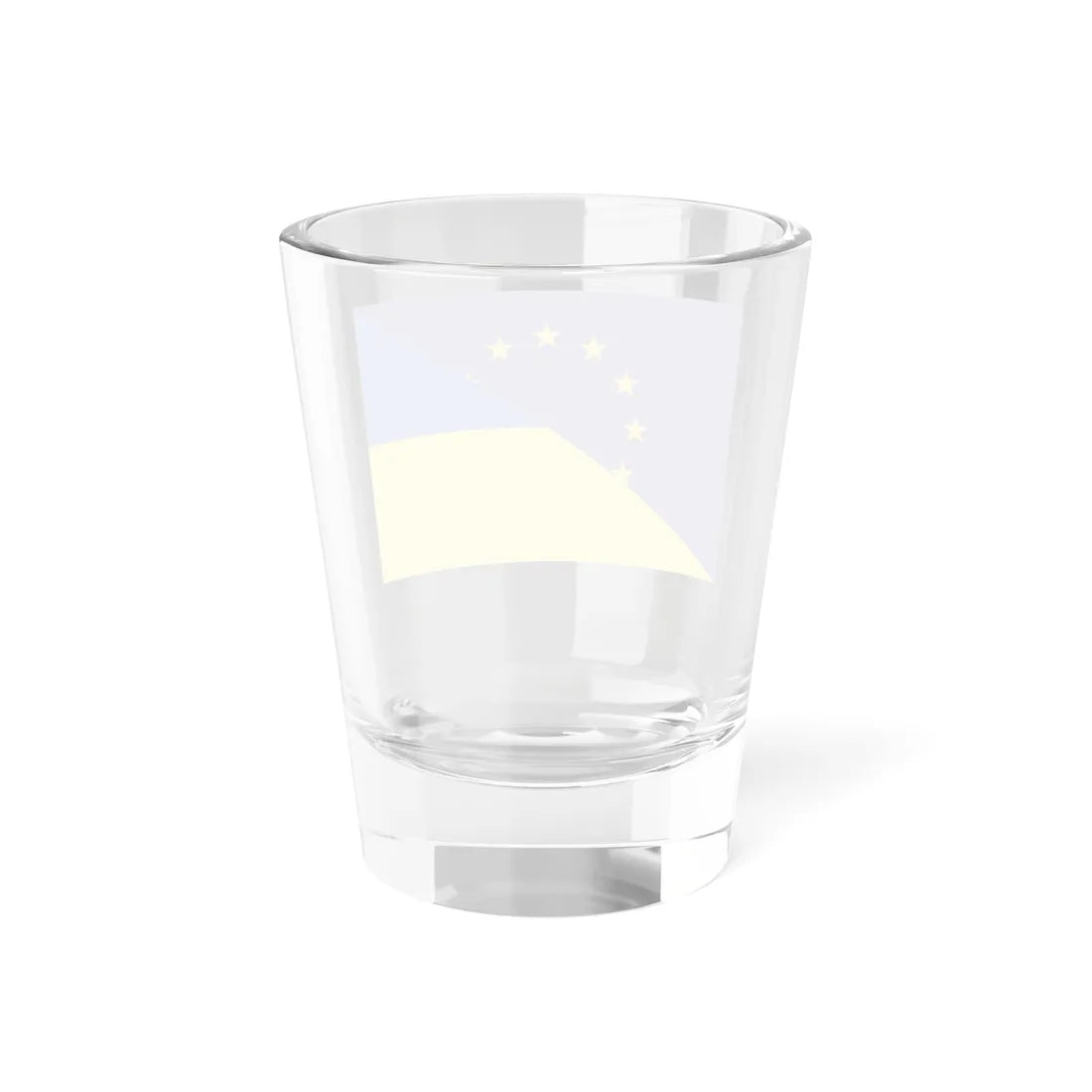 Flag of Europe and Ukraine (Ukraine) Shot Glass 1.5oz - Go Mug Yourself