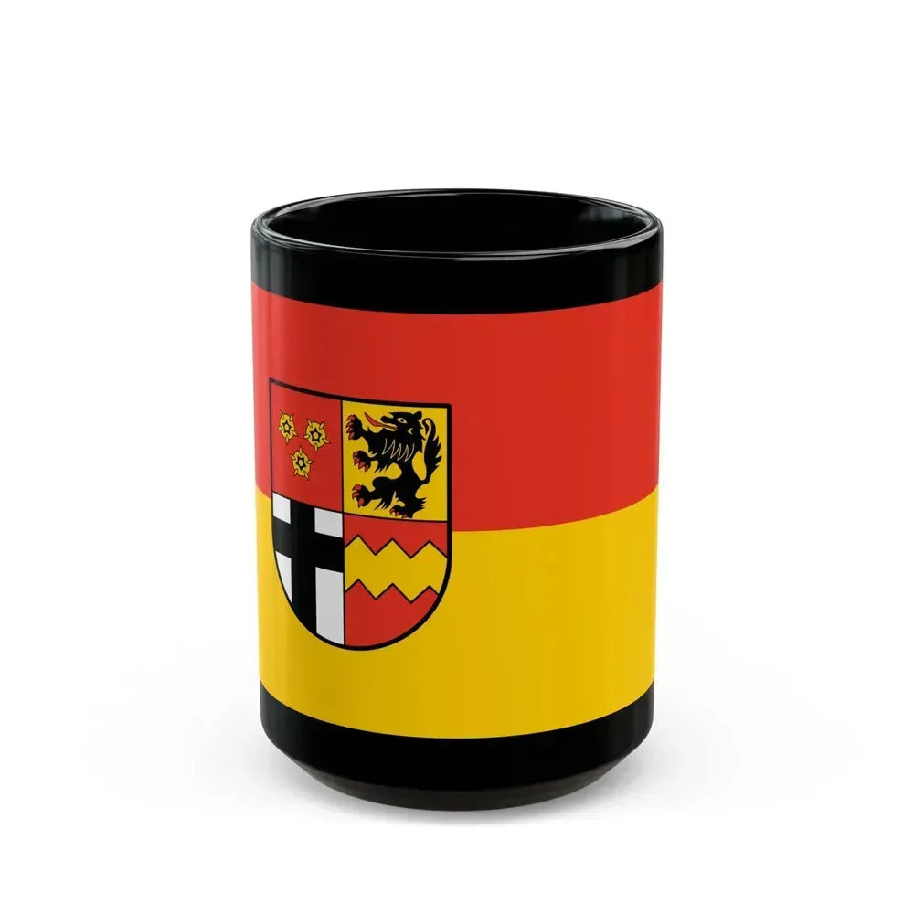 Flag of Euskirchen Germany - Black Coffee Mug 15oz - Go Mug Yourself