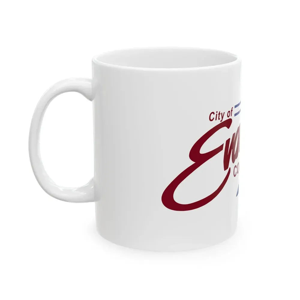 Flag of Evans Colorado (United States) White Coffee Mug - Go Mug Yourself