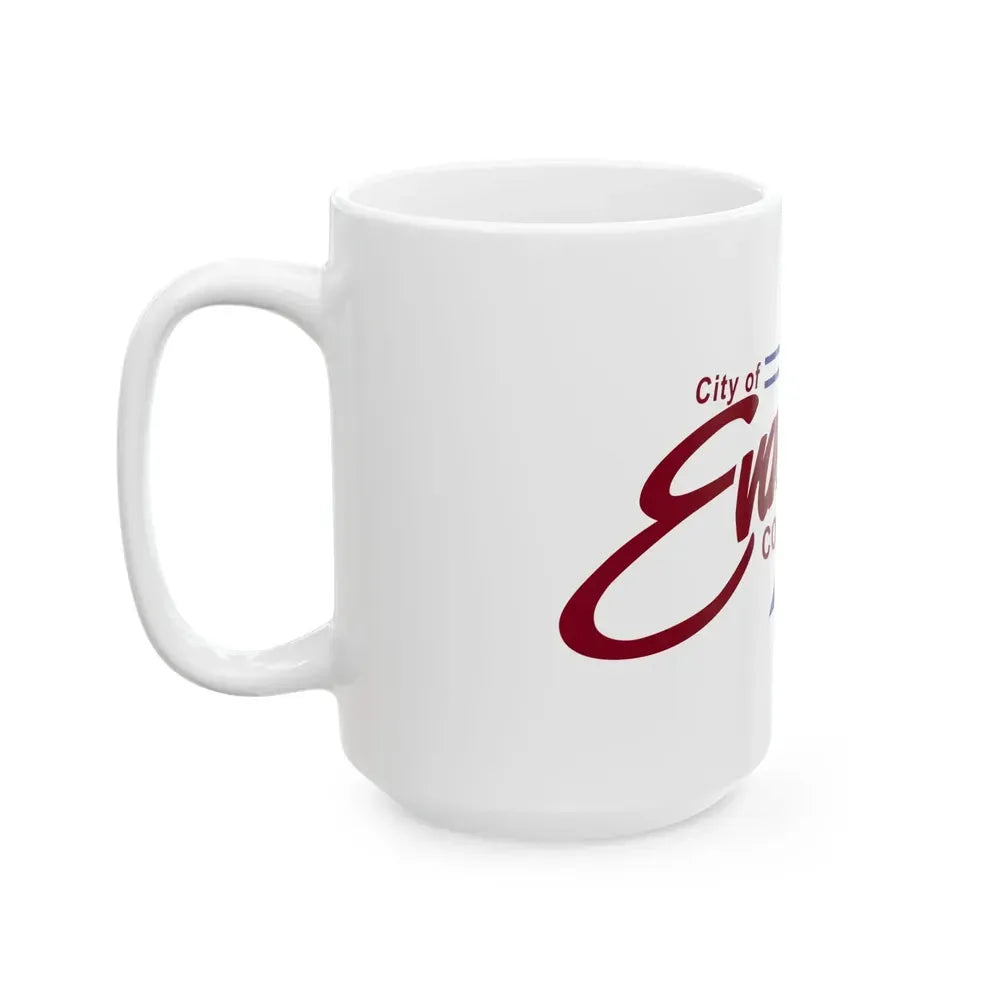 Flag of Evans Colorado (United States) White Coffee Mug - Go Mug Yourself