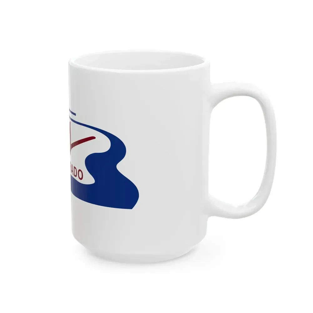 Flag of Evans Colorado (United States) White Coffee Mug - Go Mug Yourself