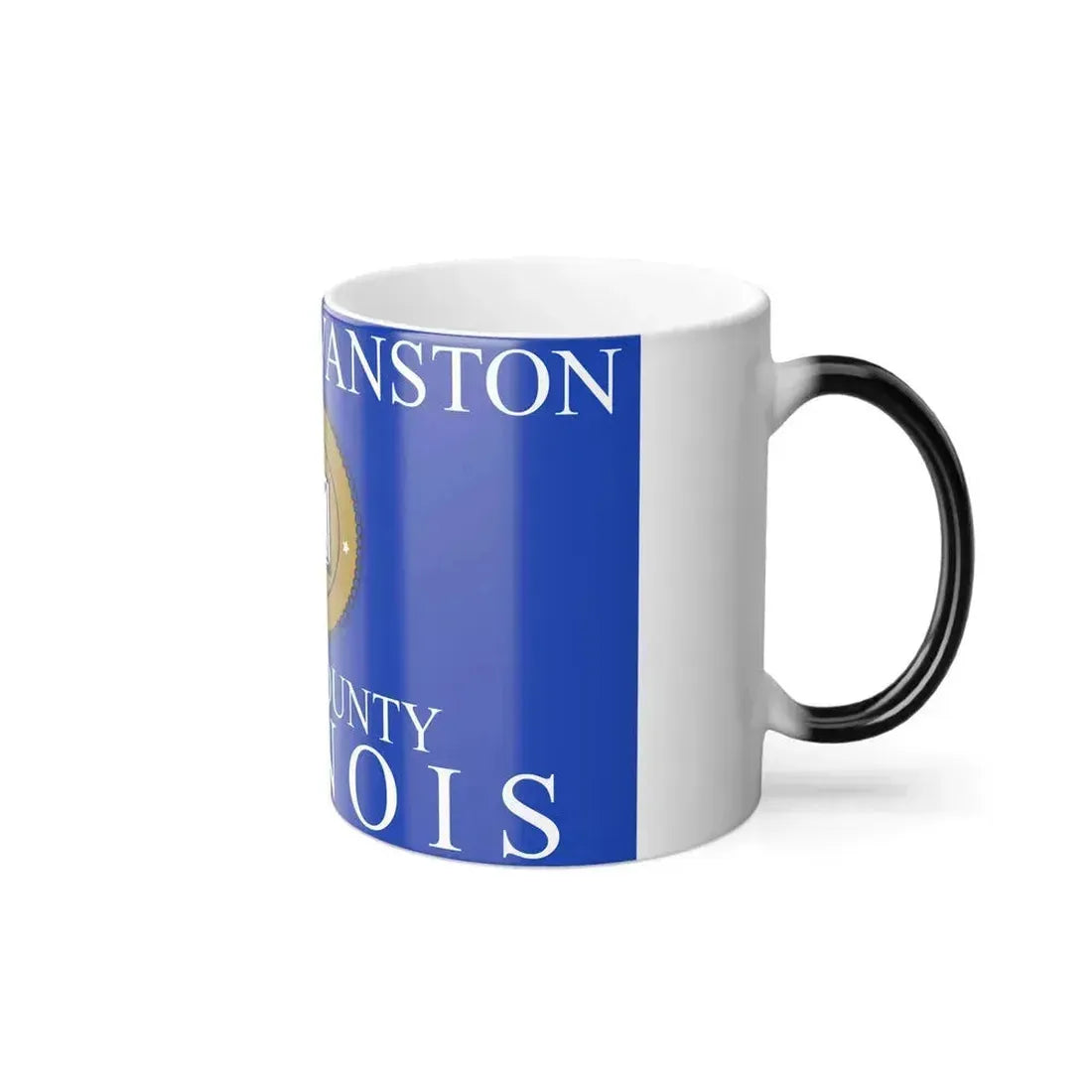 Flag of Evanston, IL - Color Changing Coffee Mug - Go Mug Yourself