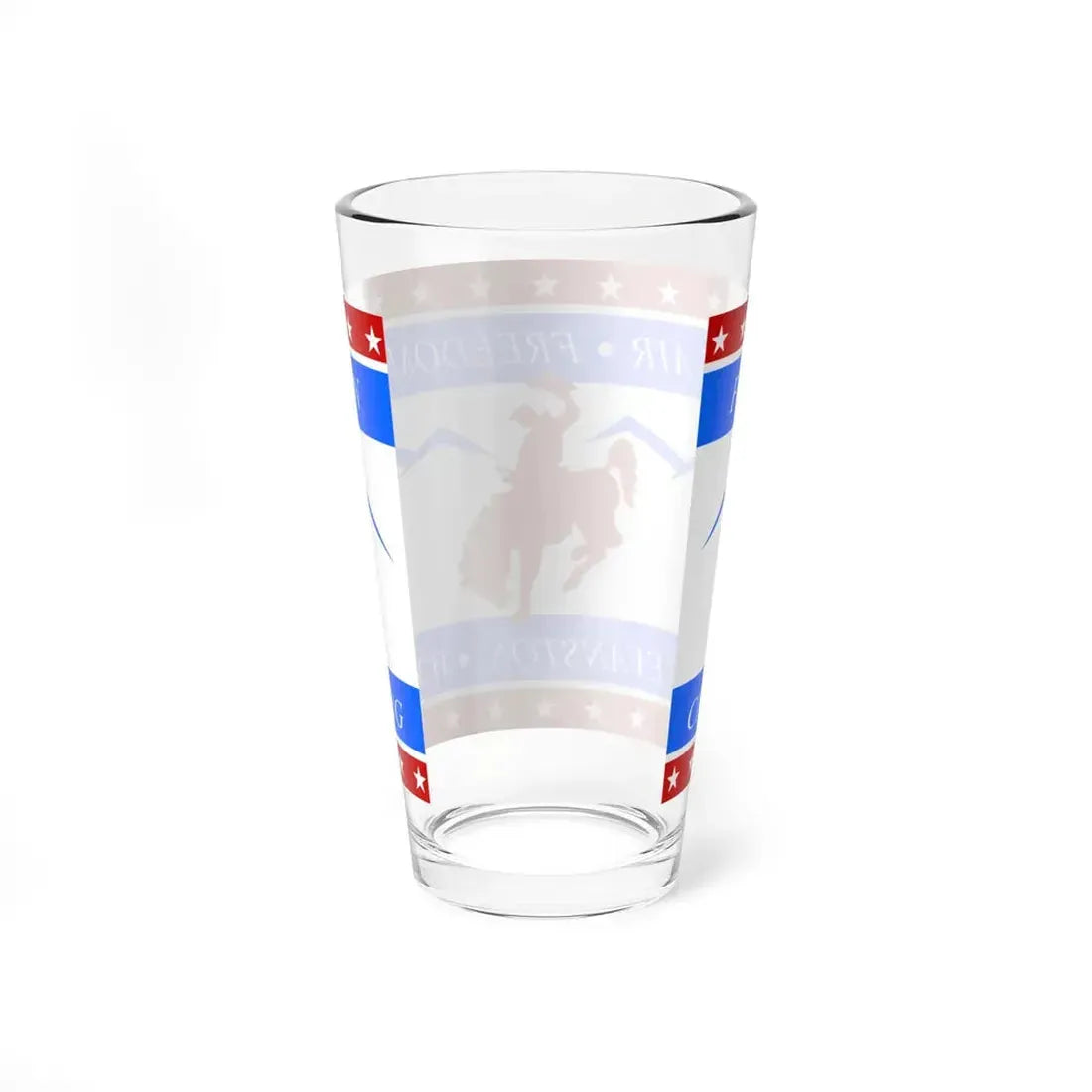 Flag of Evanston Wyoming (United States) Pint Glass 16oz - Go Mug Yourself