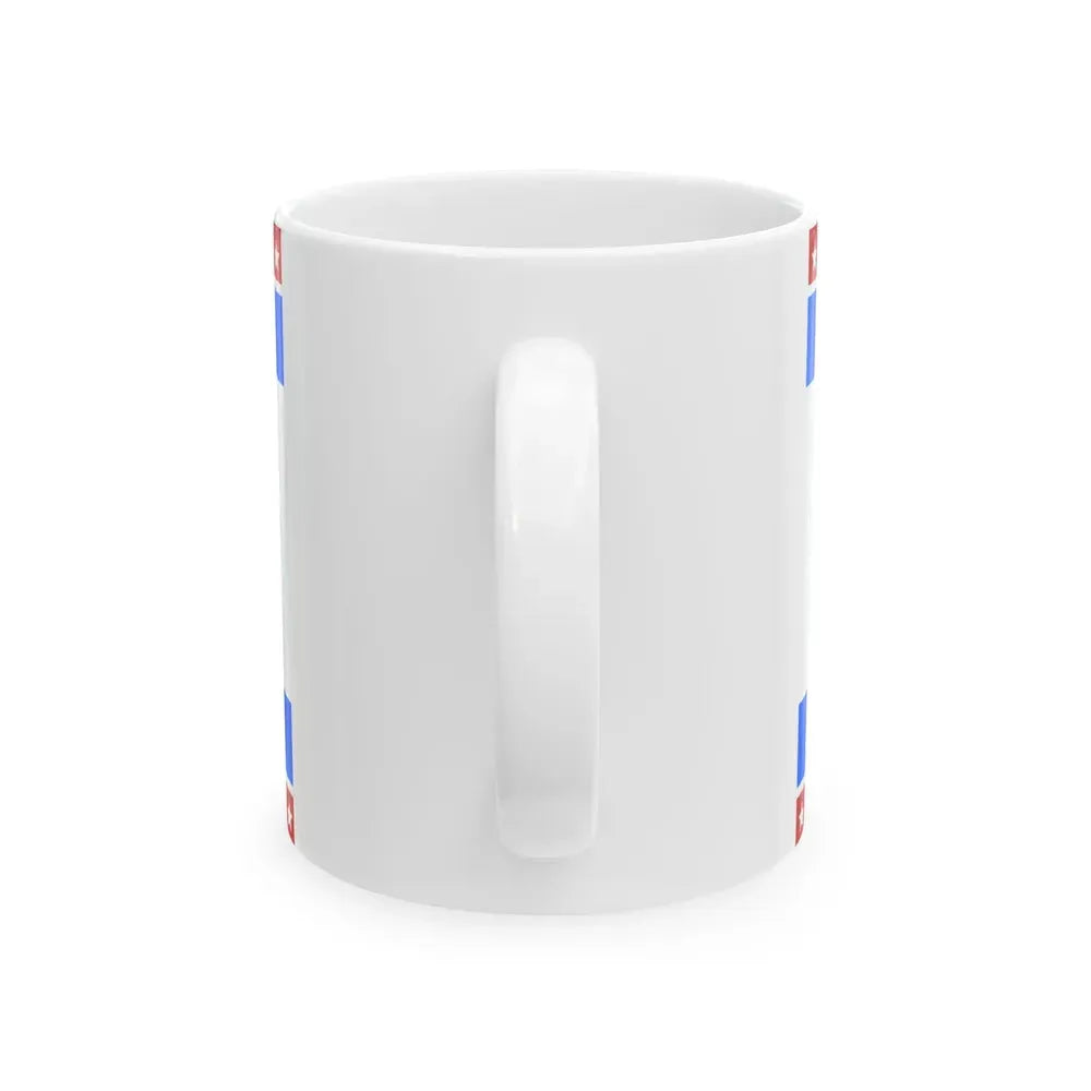 Flag of Evanston Wyoming (United States) White Coffee Mug - Go Mug Yourself