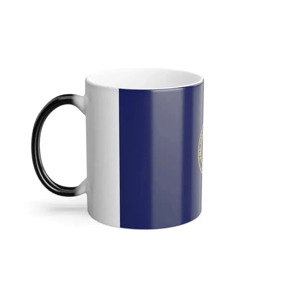 Flag of Evansville, Indiana - Color Changing Coffee Mug - Go Mug Yourself