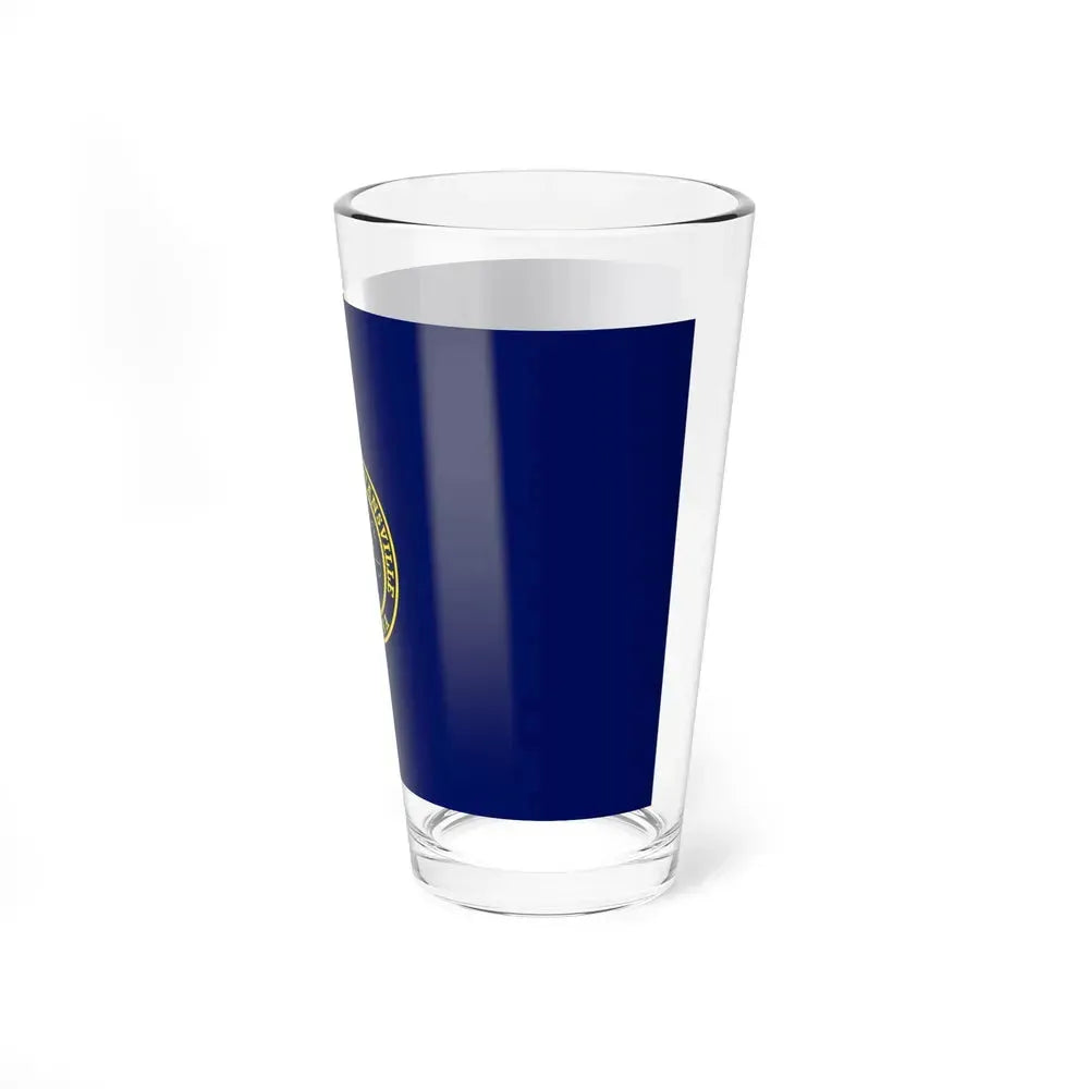 Flag of Evansville, Indiana - Pint Glass 16oz - Go Mug Yourself