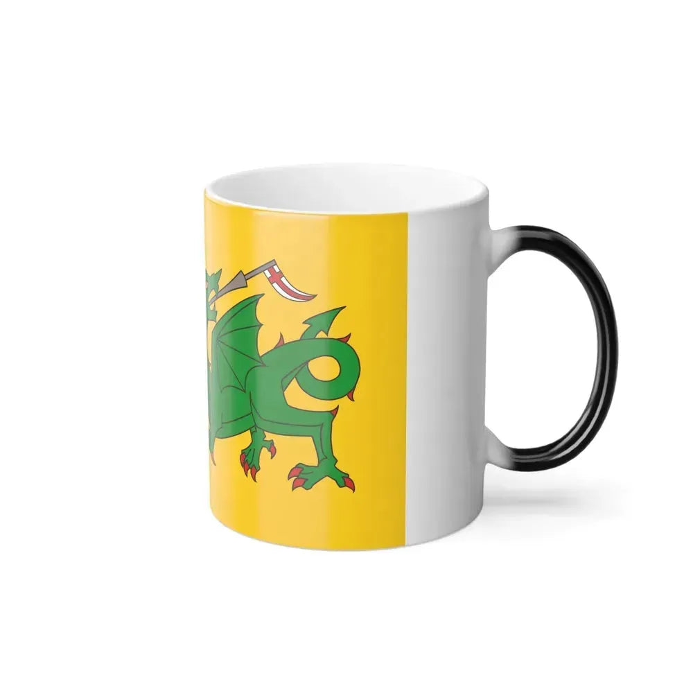 Flag of Evenley UK - Color Changing Coffee Mug - Go Mug Yourself
