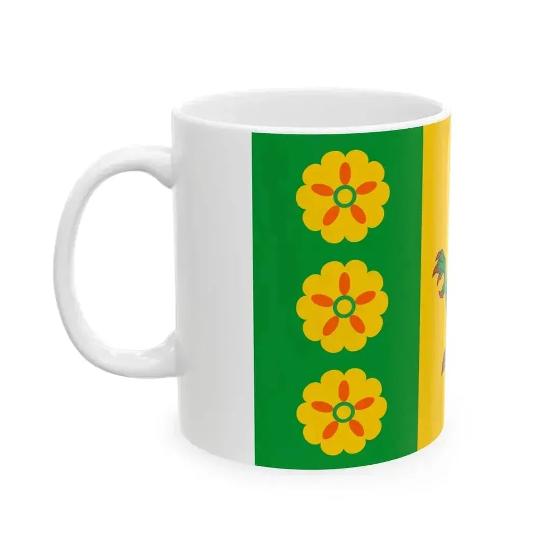 Flag of Evenley UK - White Coffee Mug - Go Mug Yourself