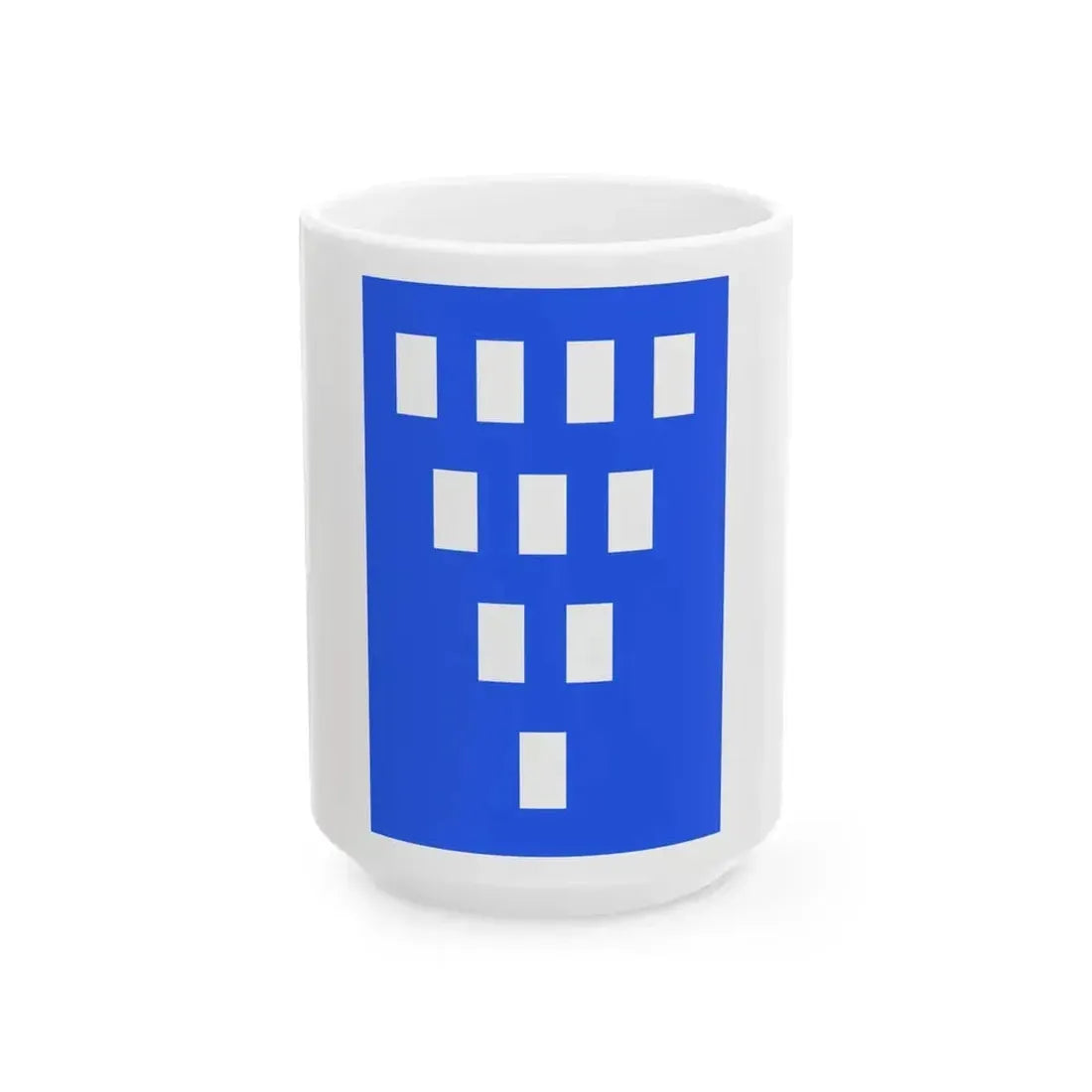 Flag of Evran (France) White Coffee Mug 15oz - Go Mug Yourself