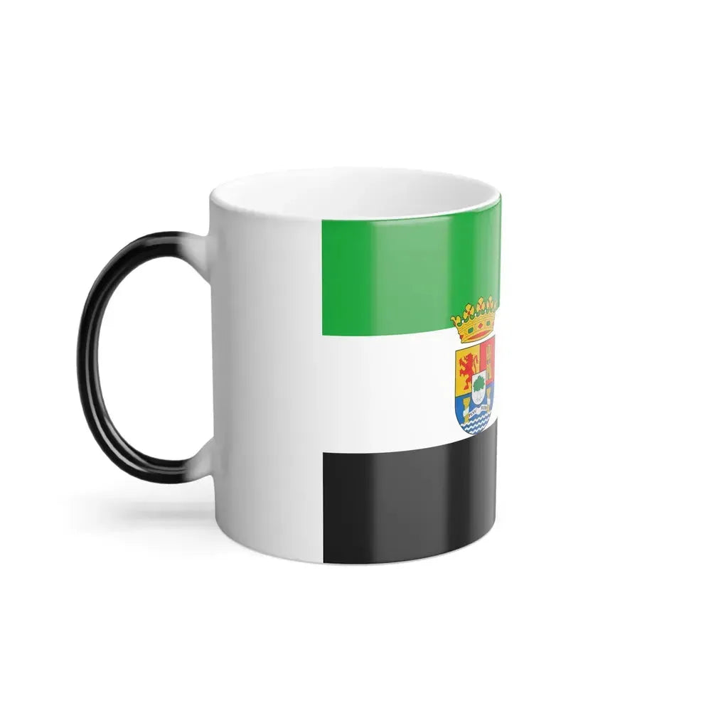 Flag of Extremadura Spain - Color Changing Coffee Mug - Go Mug Yourself