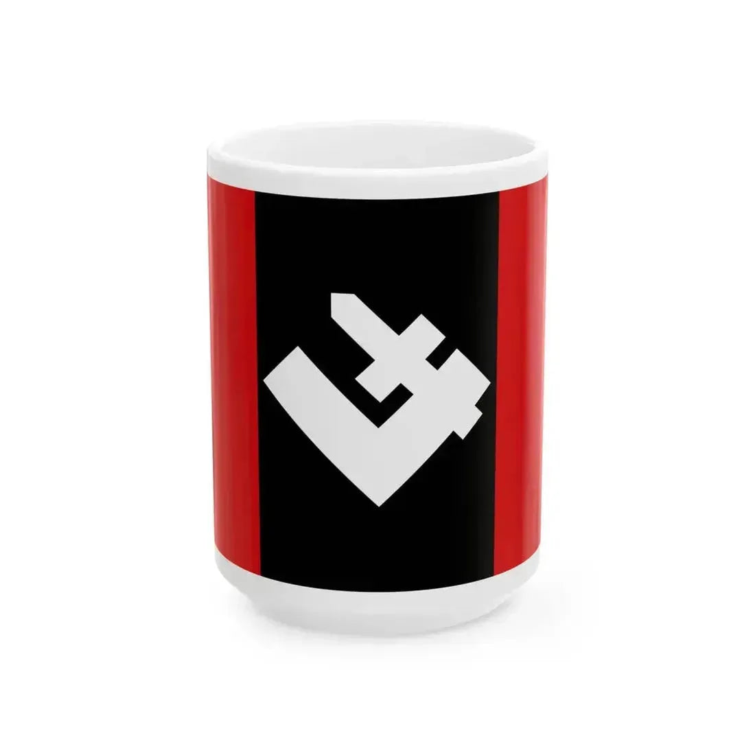 Flag of Falanga alternative (Poland) White Coffee Mug 15oz - Go Mug Yourself