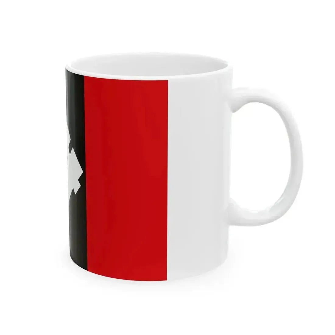 Flag of Falanga alternative (Poland) White Coffee Mug - Go Mug Yourself