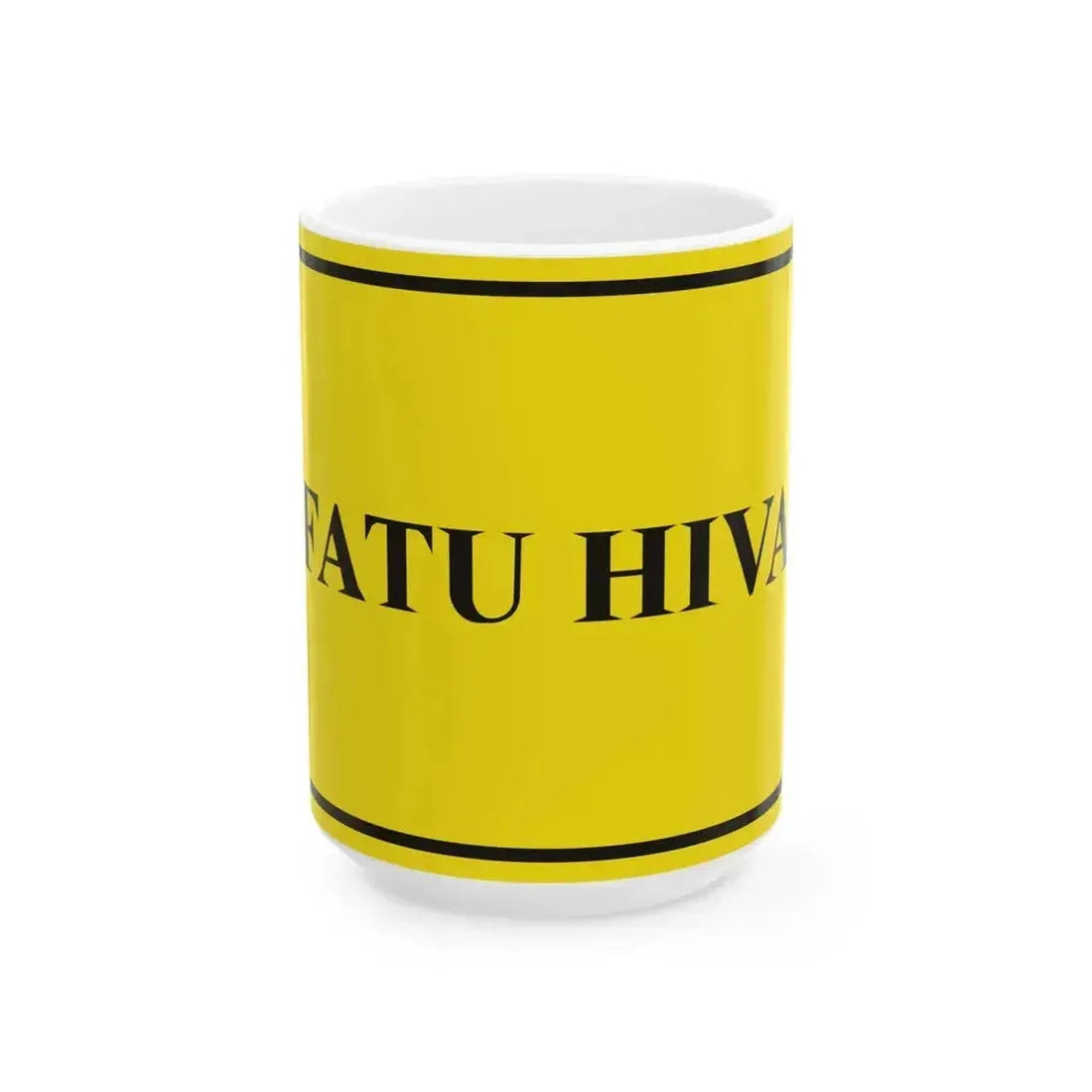 Flag of Fatu-Hiva (France) White Coffee Mug 15oz - Go Mug Yourself