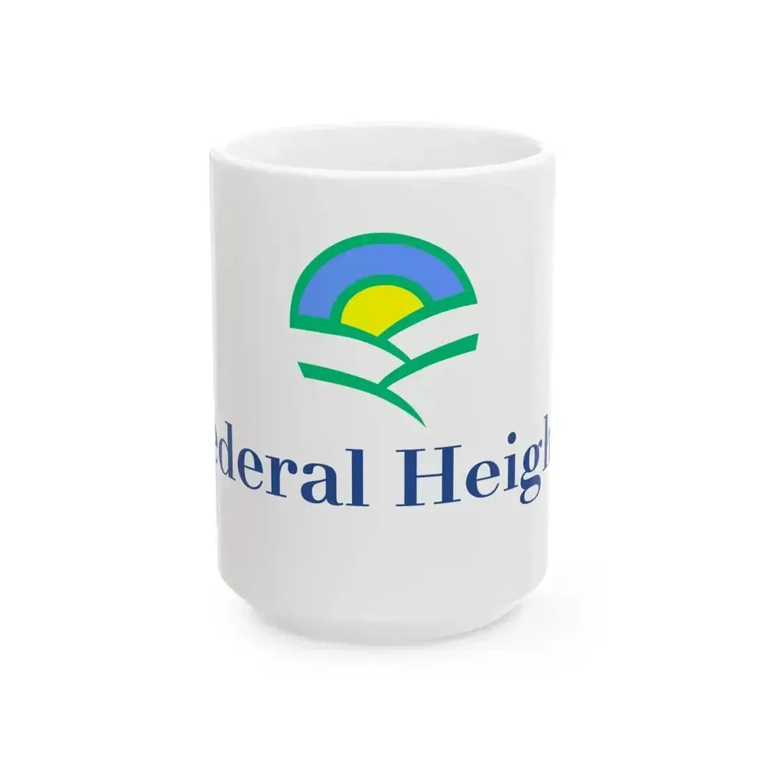 Flag of Federal Heights Colorado (United States) White Coffee Mug 15oz - Go Mug Yourself