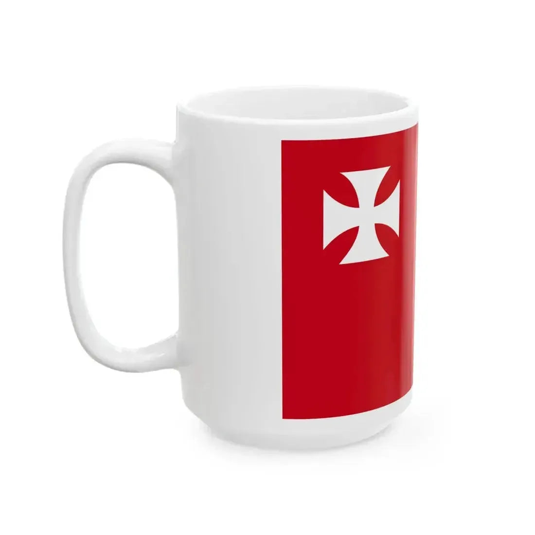 Flag of Fermo (Italy) White Coffee Mug - Go Mug Yourself