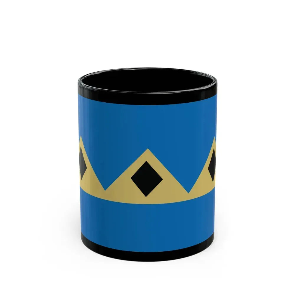 Flag of Fernie BC Canada - Black Coffee Mug 11oz - Go Mug Yourself