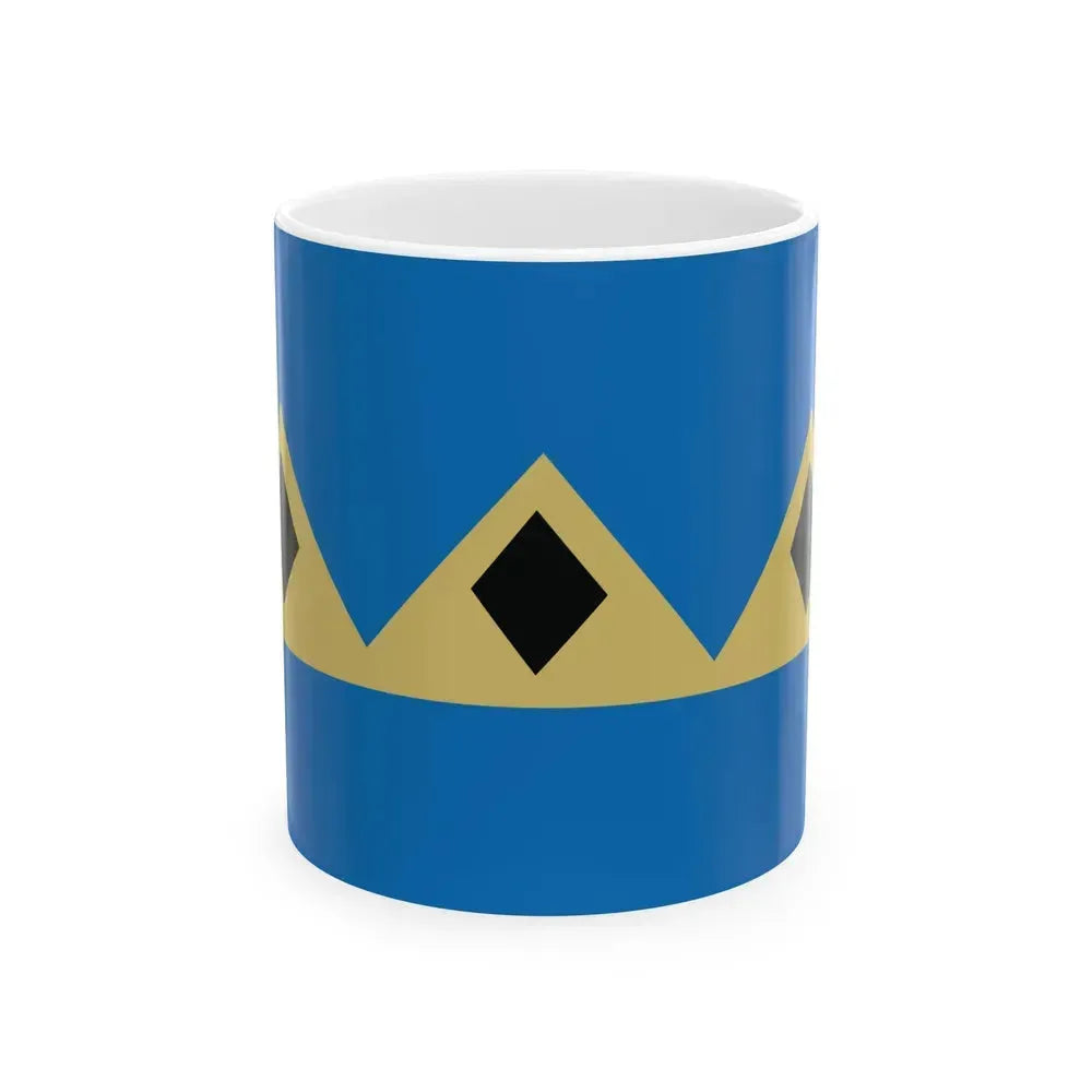 Flag of Fernie BC Canada - White Coffee Mug 11oz - Go Mug Yourself