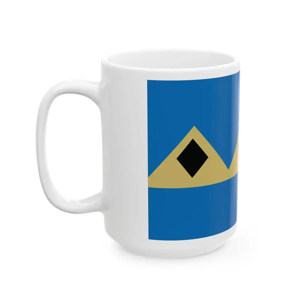 Flag of Fernie BC Canada - White Coffee Mug - Go Mug Yourself