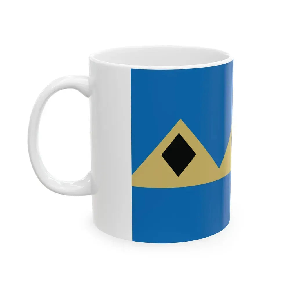 Flag of Fernie BC Canada - White Coffee Mug - Go Mug Yourself