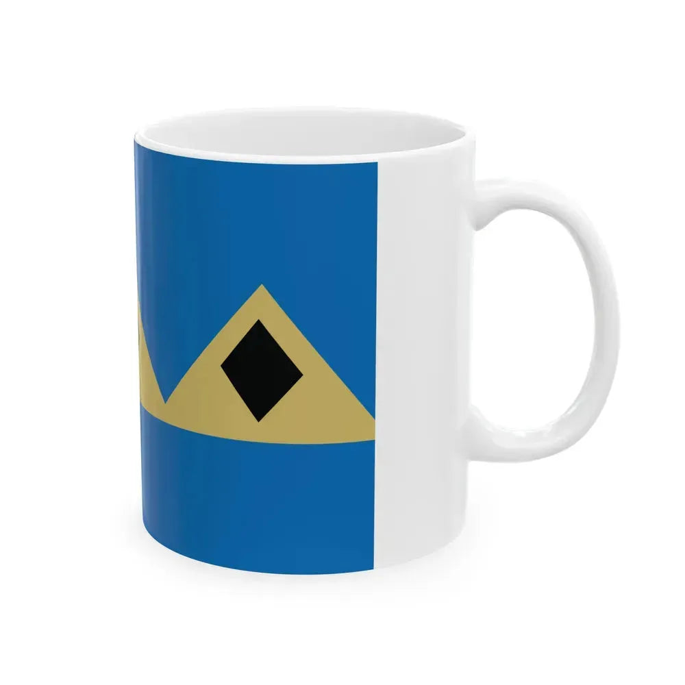 Flag of Fernie BC Canada - White Coffee Mug - Go Mug Yourself