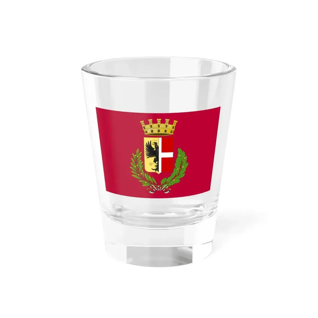 Flag of Fidenza (Italy) Shot Glass 1.5oz 1.5oz - Go Mug Yourself