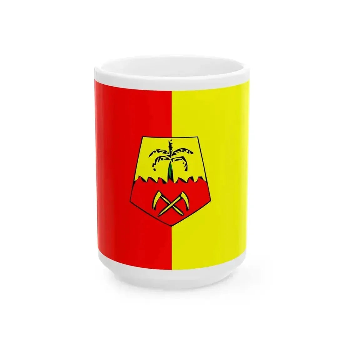 Flag of Figuig province (Morocco) White Coffee Mug 15oz - Go Mug Yourself