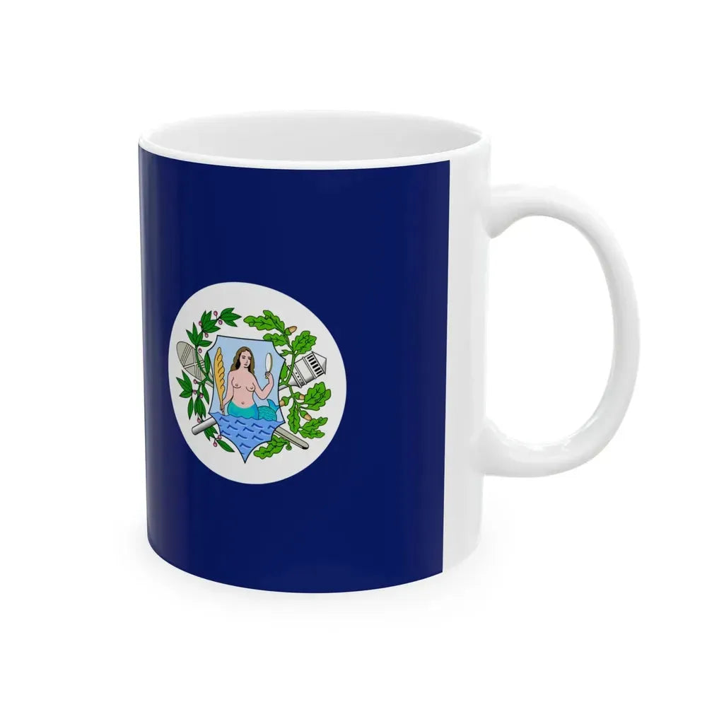 Flag of Fiji 1877-1883 (Fiji) White Coffee Mug - Go Mug Yourself