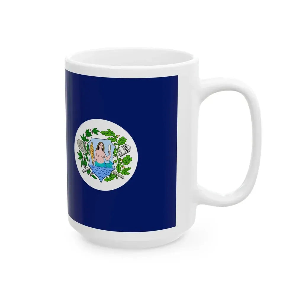 Flag of Fiji 1877-1883 (Fiji) White Coffee Mug - Go Mug Yourself