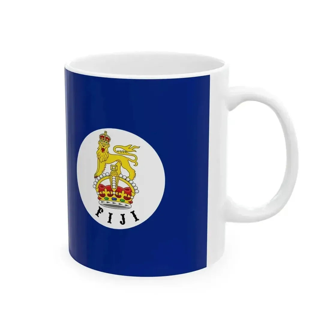 Flag of Fiji 1903-1908 (Fiji) White Coffee Mug - Go Mug Yourself