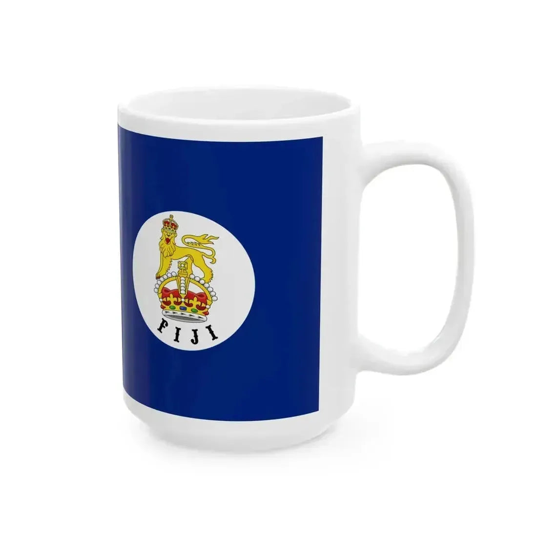 Flag of Fiji 1903-1908 (Fiji) White Coffee Mug - Go Mug Yourself